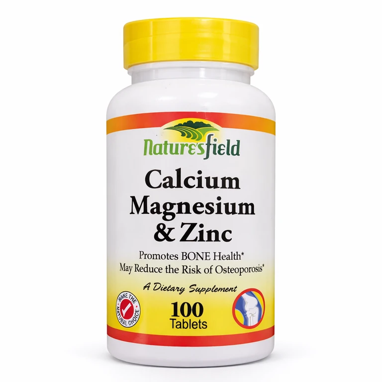 Nature's Field Calcium Magnesium & Zinc x 100 tablets